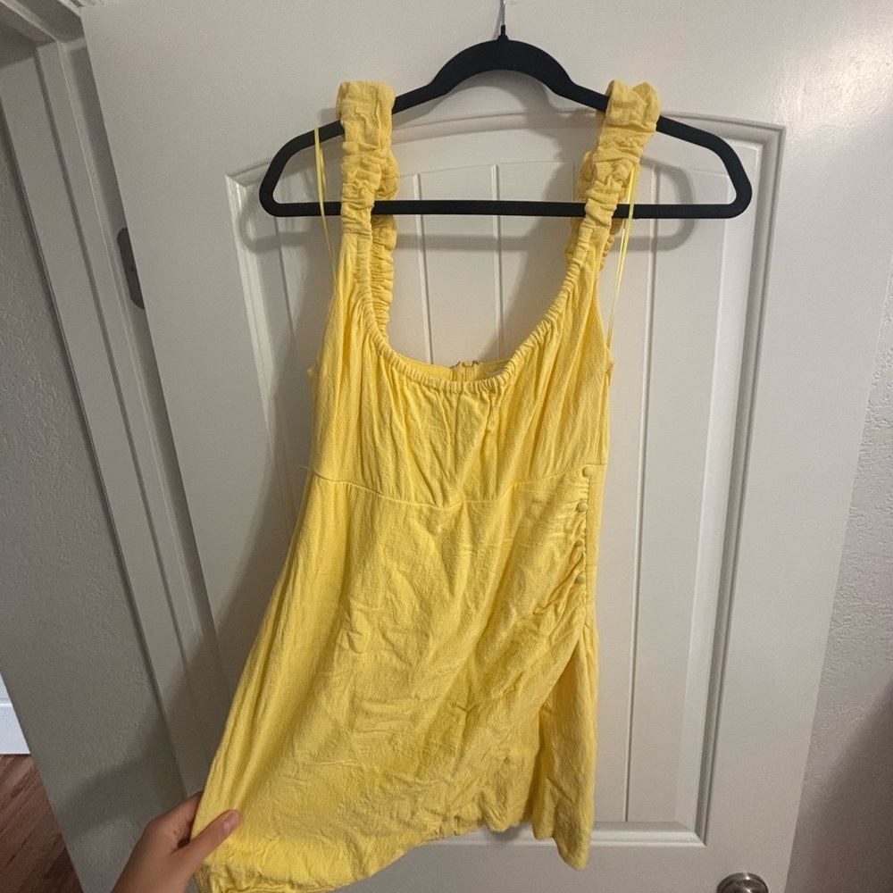 Yellow Mini Dress